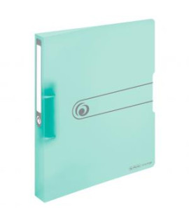 Zakladač 2-krúžkový Herlitz PP 2,5cm transparentný mint 