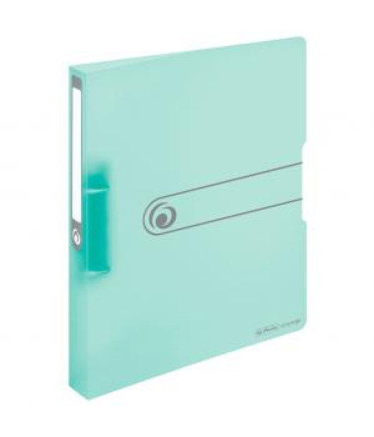 Zakladač 2-krúžkový Herlitz PP 2,5cm transparentný mint 