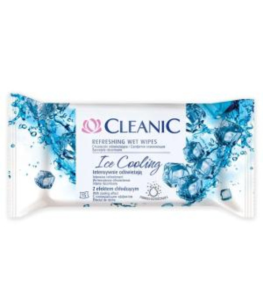 Vlhčené obrúsky Cleanic Cooling 15 ks 