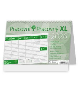 Stolový kalendár stĺpcový 24x16 cm - Pracovný XL 2026 