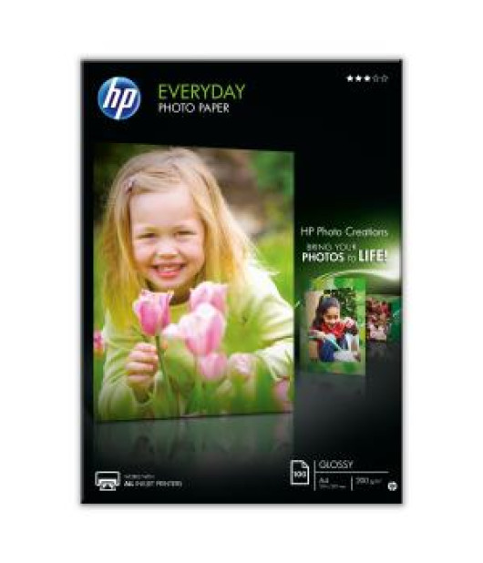Papier HP Q2510A fotografický papier, lesklý, 100 listov, A4, 200 g (Q2510A) 