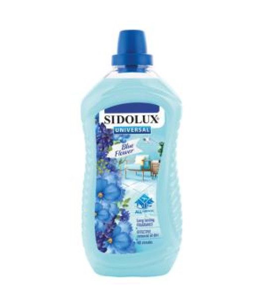 Sidolux na podlahy soda power 1 l Blue Flower 