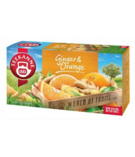 Čaj TEEKANNE ovocný Orange Ginger HB 20 x 2,25g 