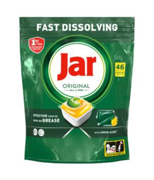 JAR tablety do umývačky riadu Original Yellow 46 ks 