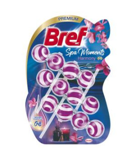 Bref WC závesný blok tuhý 3 x 50 g Spa moments Harmony 