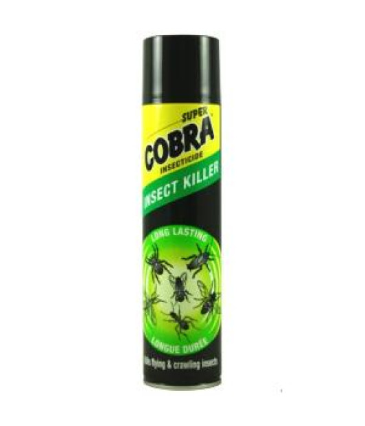 COBRA sprej UNI na lietajúci aj lezúci hmyz 400 ml (čierny) 