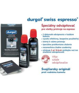 DURGOL ESPRESSO odvápňovacie dávky 2 x 125 ml 