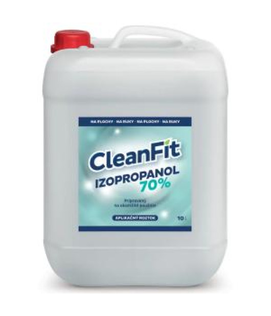 CleanFit alkoholový roztok IZOPROPYLALKOHOL 70% 10 l 