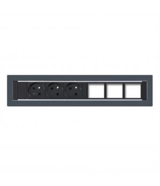 Konfigurovateľný pevný panel KPP 6, čierna 
