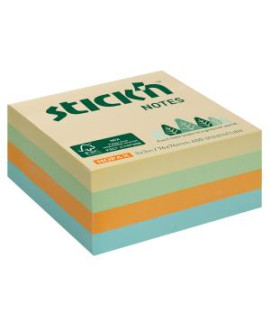 Samolepiaci bloček Stick’n Hopax 76x76mm lúčny mix pastelových farieb 400 lístkov 
