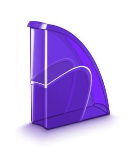 Stojan na časopisy Cep Happy transparentný fialový 