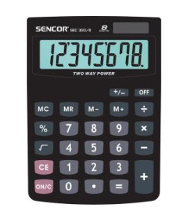 Kalkulačka Sencor SEC 320/ 8 DUAL 
