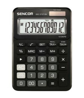 Kalkulačka Sencor SEC 372T/BK čierna 