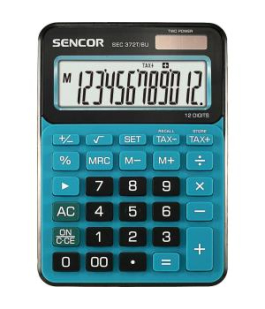 Kalkulačka Sencor SEC 372T/BU modrá 