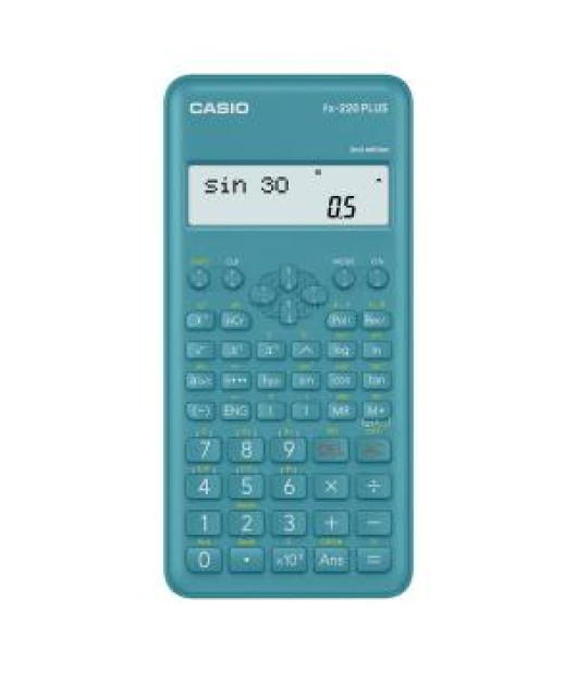 Kalkulačka Casio fx-220 PLUS vedecká modro-zelená 
