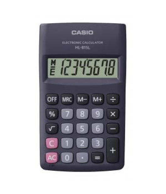 Kalkulačka Casio HL-815L vrecková čierna 