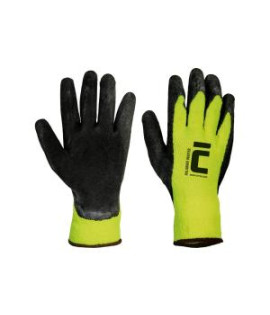 Rukavice latexové PALAWAN WINTER - žlté, veľ. 10/XL 