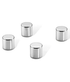 Magnety extra silné na sklenené tabule, valček 10 mm, 4 ks 