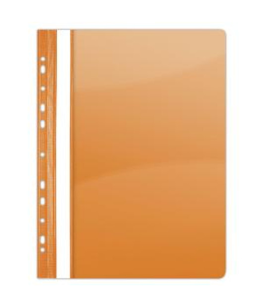 Rýchloviazač PVC s eurodierovaním DONAU lesklý oranžový 