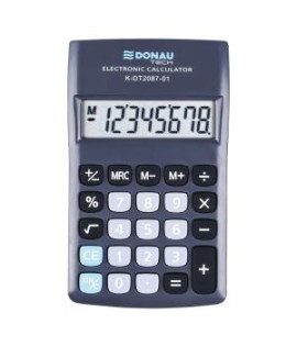 Kalkulačka DONAU TECH K-DT2087-01 vrecková čierna 