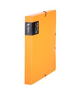 Plastový box s gumičkou Karton PP Opaline, oranžový 