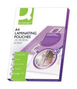 Laminovacie fólie Q-Connect 216x303 A4 125mic 