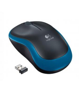 Myš Logitech M185 modrá, bezdrôtová, optická 
