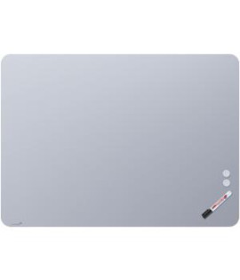 Tabuľa GLASSBOARD matná oblé rohy 90x120, modrá 