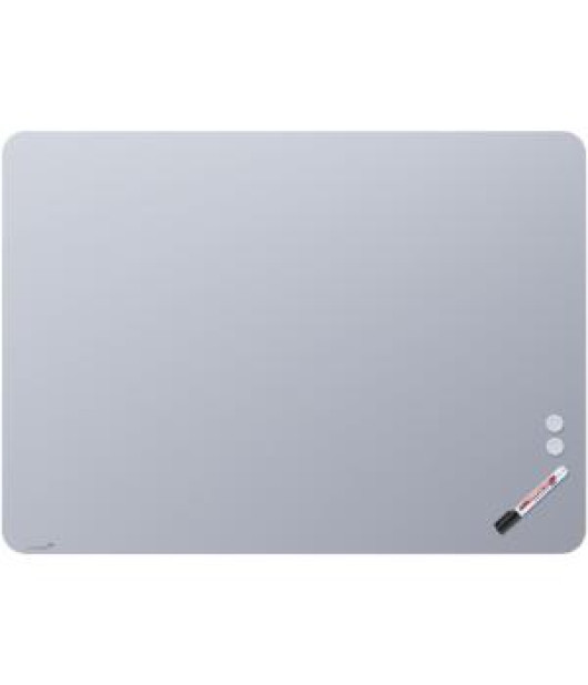 Tabuľa GLASSBOARD matná oblé rohy 100x200, modrá 