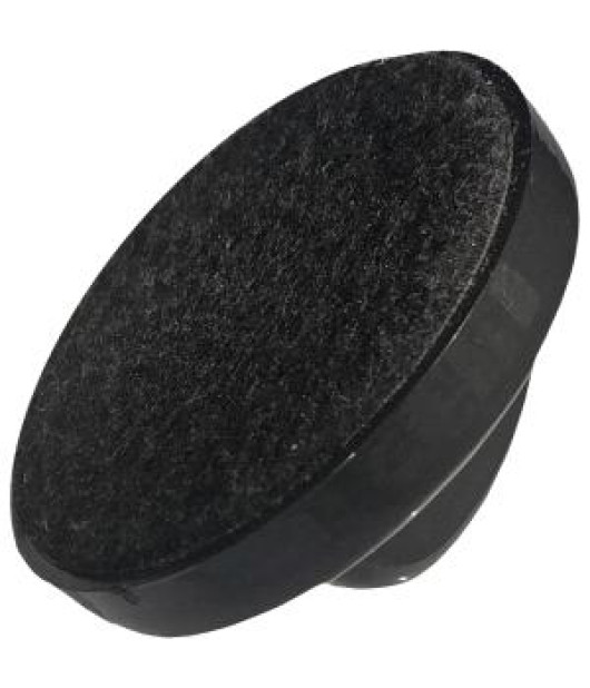 Mini stierka magnetická s držiakom na popisovač, čierna 