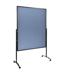 Moderačná tabuľa plstená 150x120 cm PREMIUM PLUS modrosivá 