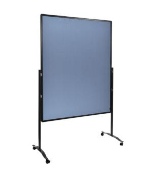 Moderačná tabuľa plstená 150x120 cm PREMIUM PLUS modrosivá 