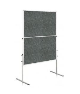 Moderačná tabuľa plstená 150x120 cm ECONOMY sivá 