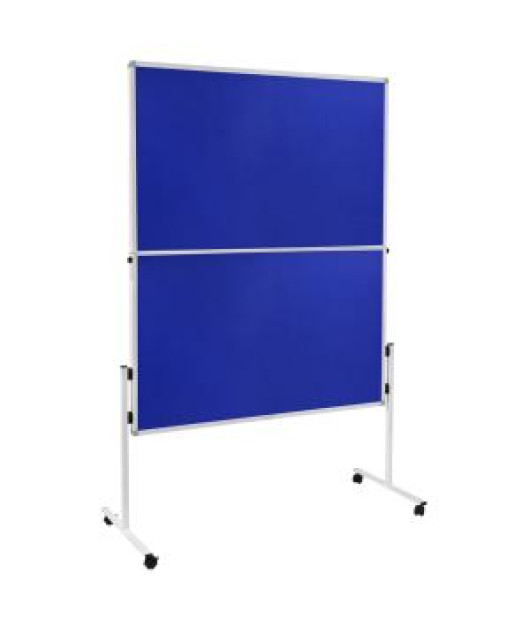 Moderačná tabuľa plstená 150x120 cm ECONOMY modrá 