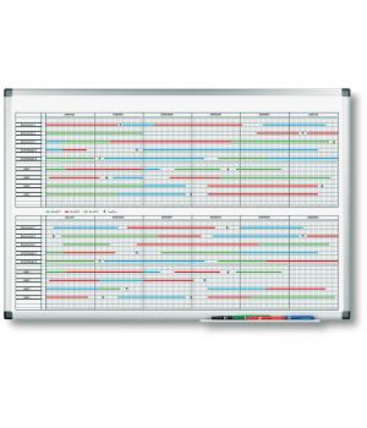 Plánovacia tabuľa PREMIUM na dlhodobé projekty 60x90 cm 
