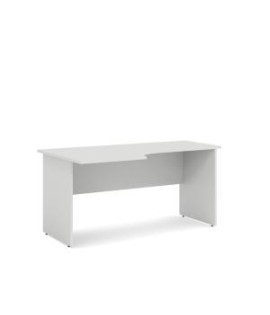 Pracovný stôl ľavý BASIC, 160x76x90cm, biela 