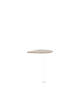 Doplnkový stôl bez nohy BASIC, 60x2,2x50cm, dub Sonoma 