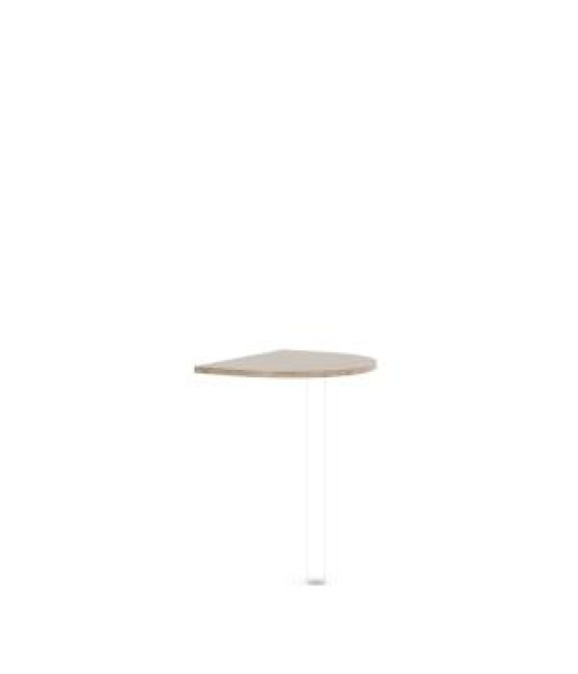Doplnkový stôl bez nohy BASIC, 60x2,2x50cm, dub Sonoma 
