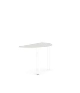 Doplnkový stôl bez nohy BASIC, 120x2,2x60cm, biela 