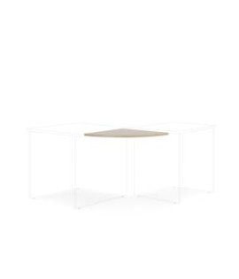 Doplnkový stôl bez nohy BASIC, 60x2,2x60cm, dub Sonoma 