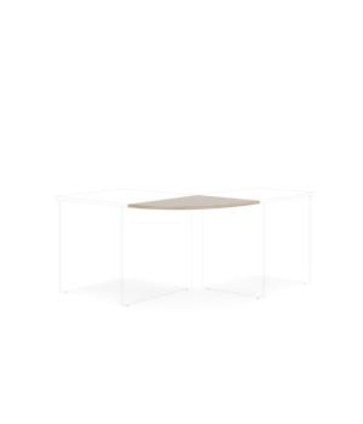 Doplnkový stôl bez nohy BASIC, 80x2,2x60cm, dub Sonoma 