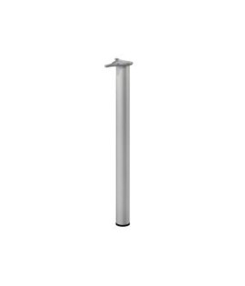 Tubusová noha BASIC, 71 x d6cm, RAL9006 biely hliník 