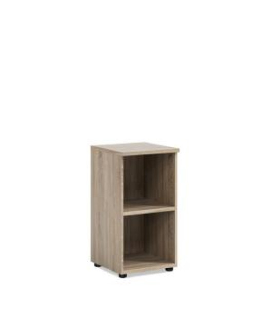 Policová skriňa BASIC, otvorená, 40x40x76,5cm, dub Sonoma 