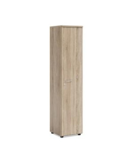 Policová skriňa BASIC, pravé dvere so zámkom, 40x40x182,1cm, dub Sonoma 