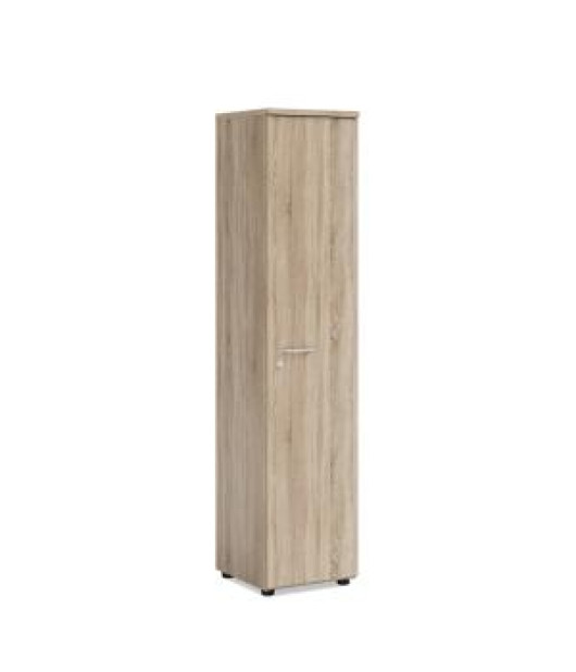 Policová skriňa BASIC, pravé dvere so zámkom, 40x40x182,1cm, dub Sonoma 