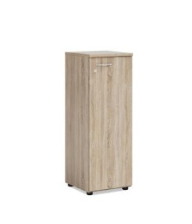 Policová skriňa BASIC, pravé dvere so zámkom, 40x40x111,7cm, dub Sonoma 