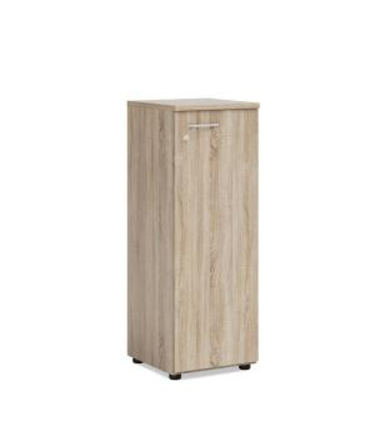 Policová skriňa BASIC, pravé dvere so zámkom, 40x40x111,7cm, dub Sonoma 