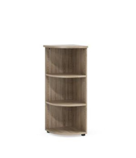 Policová skriňa BASIC, otvorená, rohová, 40x40x111,7cm, dub Sonoma 