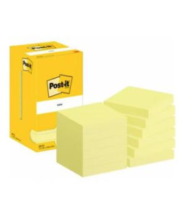 Samolepiaci bloček Post-it 76x76 žltý 12x100 lístkov 