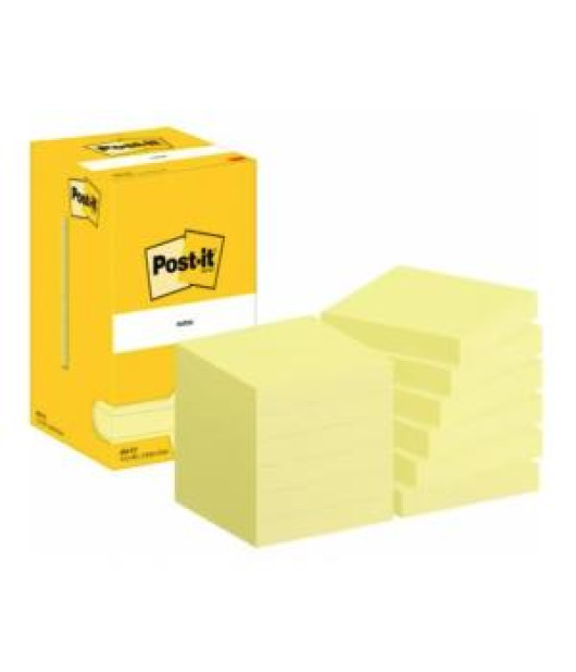Samolepiaci bloček Post-it 76x76 žltý 12x100 lístkov 